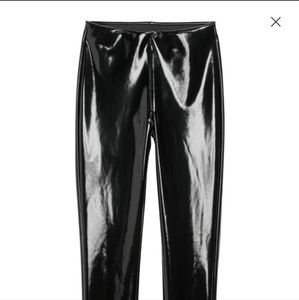 H&M vinyl leggings